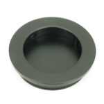 matt black 60mm plain round pull