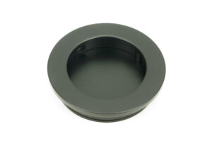 matt black 60mm plain round pull
