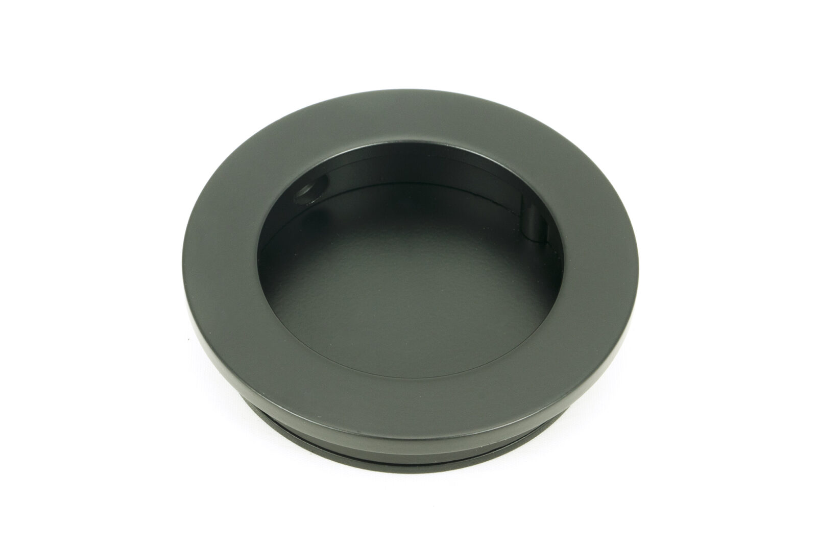 matt black 60mm plain round pull