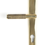 polished brass brompton slimline lever espag. lock set