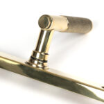 polished brass brompton slimline lever espag. lock set
