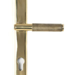 polished brass brompton slimline lever espag. lock set