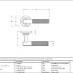 polished brass brompton lever on rose set (art deco)