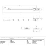 polished marine ss (316) 10" newbury stay