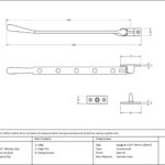 satin marine ss (316) 12" newbury stay