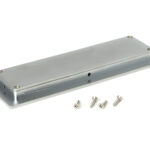 satin chrome 175mm plain rectangular pull