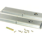 satin chrome 250mm art deco rectangular pull privacy set