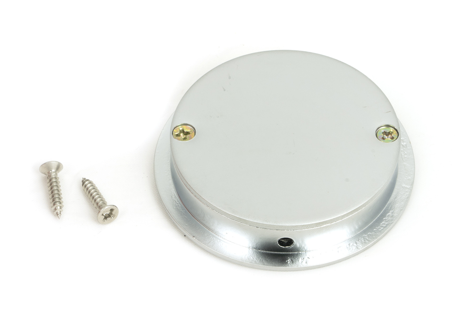 satin chrome 60mm art deco round pull