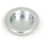 satin chrome 60mm art deco round pull