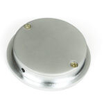 satin chrome 60mm plain round pull