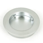 satin chrome 60mm plain round pull