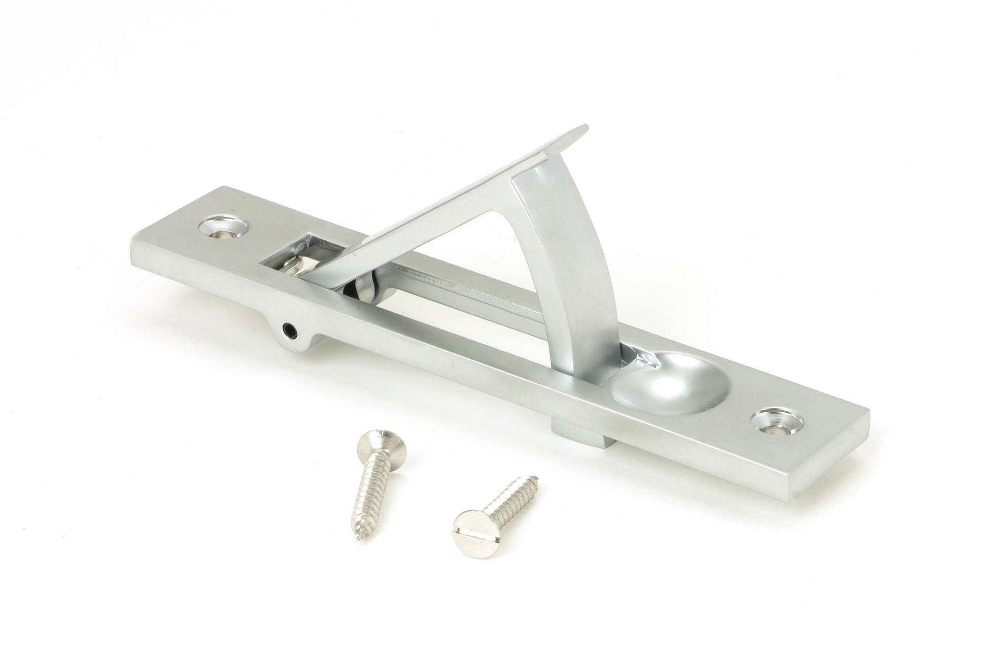 satin chrome 125mm x 25mm edge pull