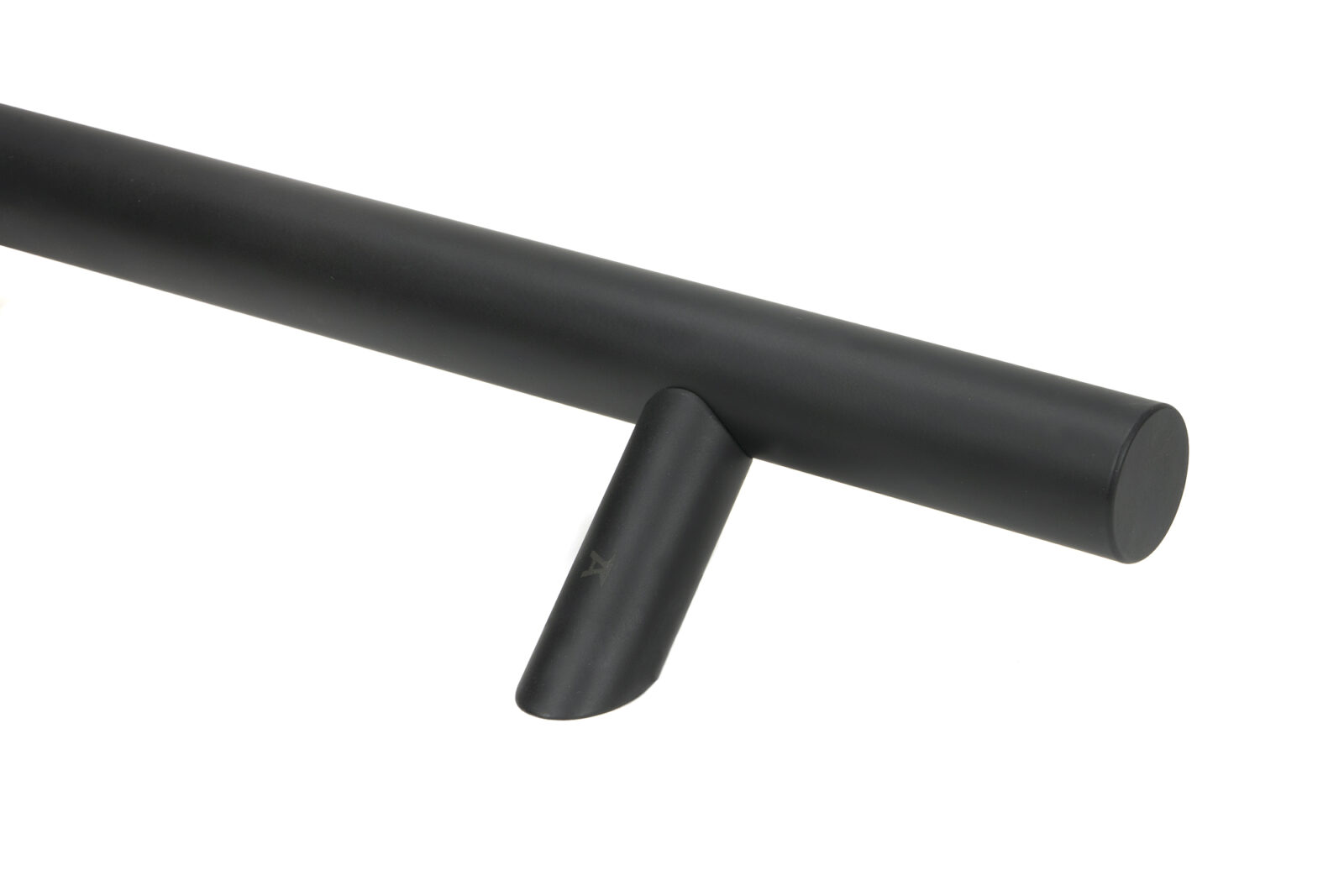matt black ss (316) 0.6m offset t bar handle b2b 32mm Ø