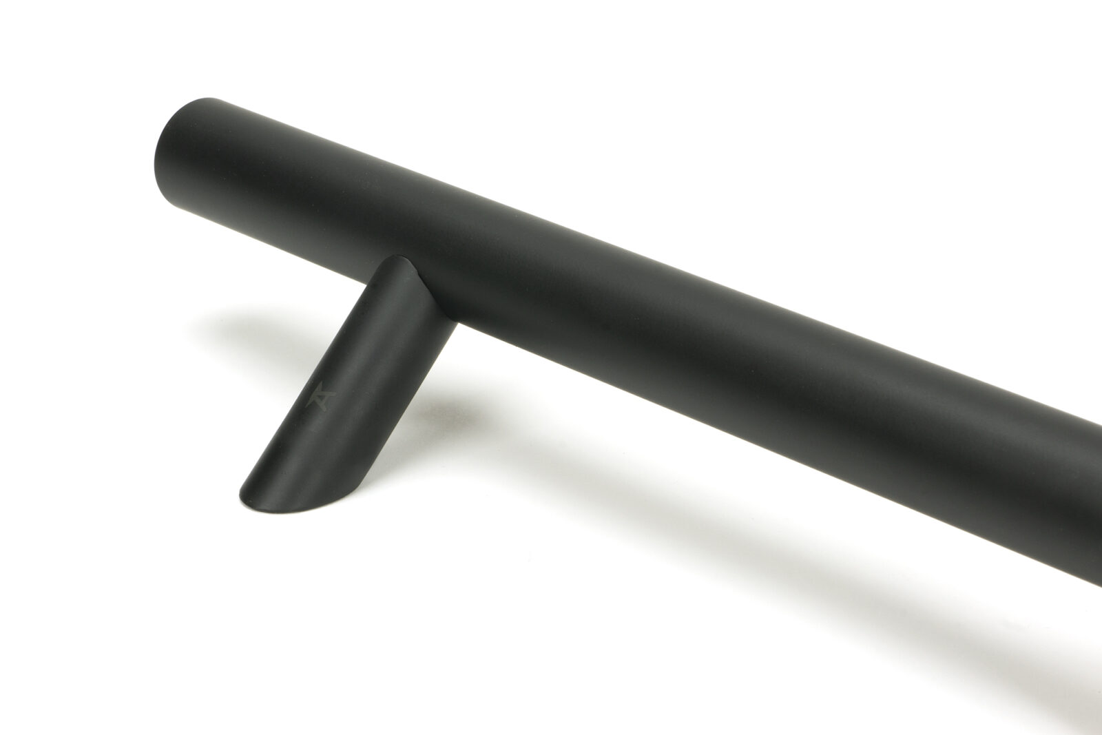 matt black ss (316) 0.6m offset t bar handle b2b 32mm Ø