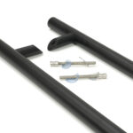 matt black ss (316) 0.6m offset t bar handle b2b 32mm Ø