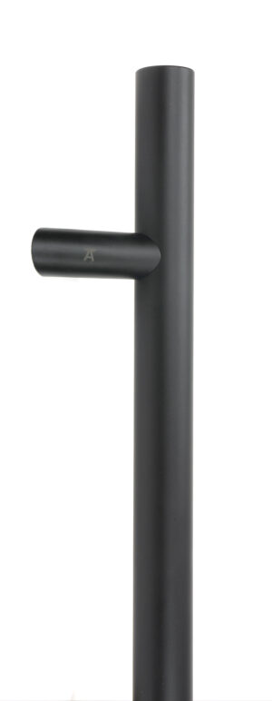 matt black (316) 0.9m offset t bar handle bolt fix 32mm Ø