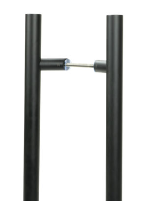 matt black (316) 0.9m offset t bar handle b2b 32mm Ø