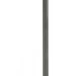 matt black ss (316) 1.2m offset t bar handle secret fix 32mm Ø