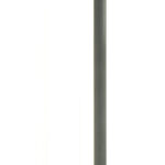 matt black ss (316) 1.2m offset t bar handle bolt fix 32mm Ø