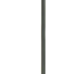 matt black ss (316) 1.5m offset t bar handle secret fix 32mm Ø