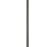 matt black ss (316) 1.8m offset t bar handle bolt fix 32mm Ø