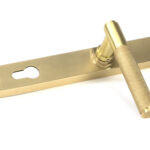 satin brass brompton slimline lever espag. lock set