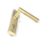satin brass brompton slimline lever espag. lock set