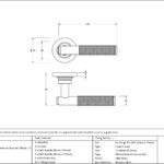 satin brass brompton lever on rose set (plain) unsprung