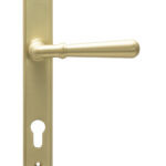 satin brass newbury slimline lever espag. lock set