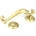 satin brass doctors door knocker