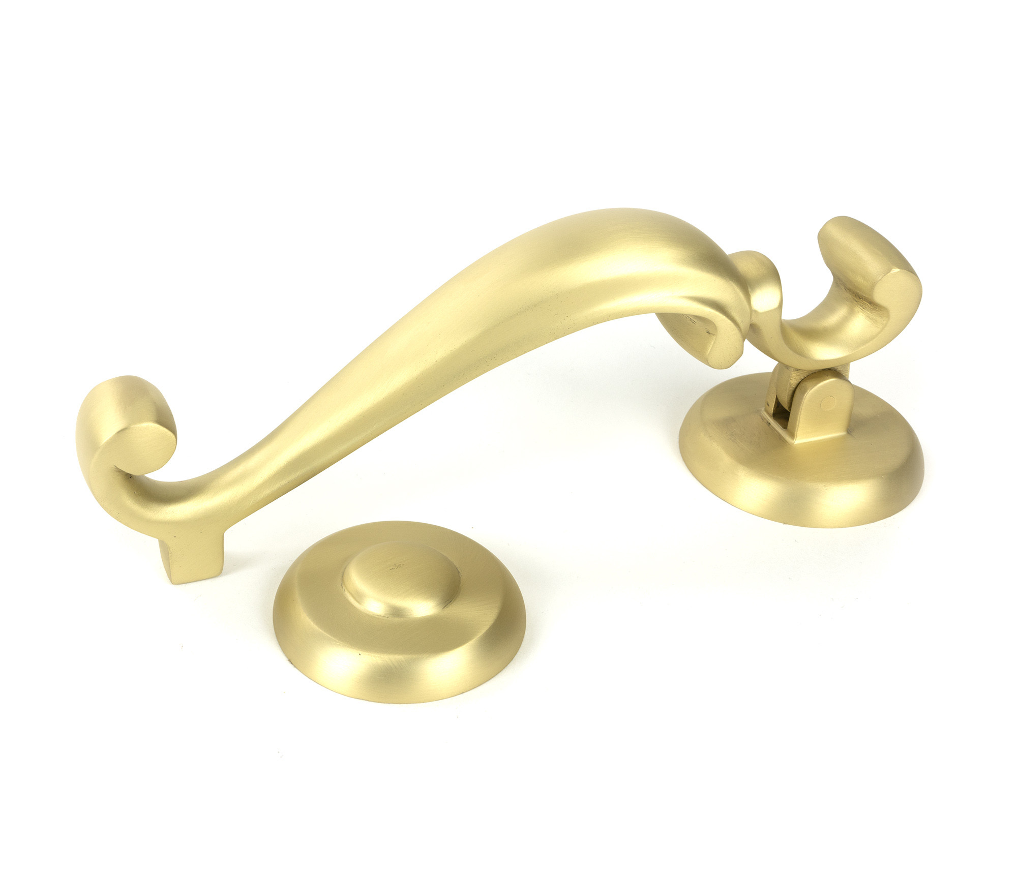 satin brass doctors door knocker