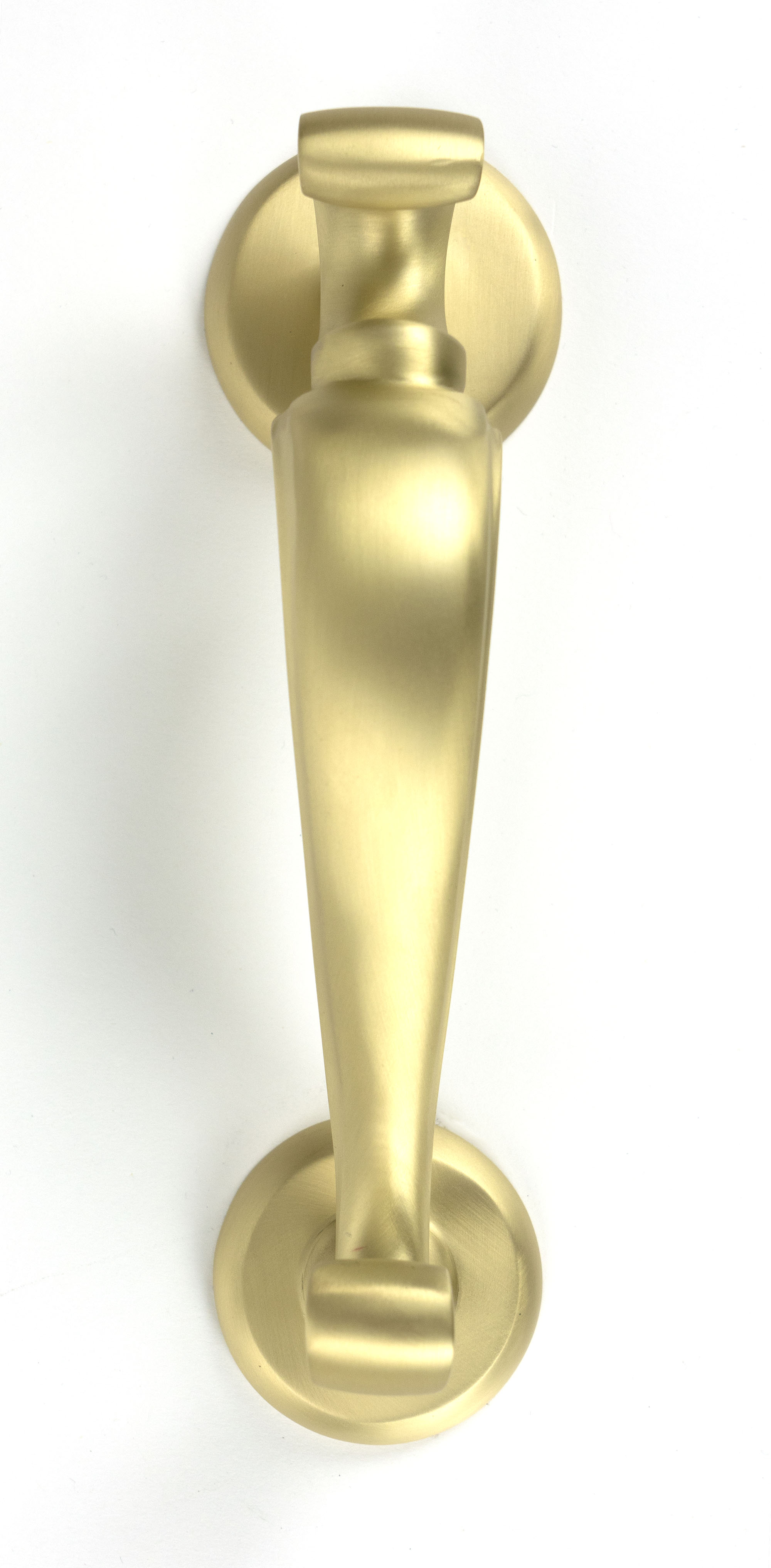 satin brass doctors door knocker