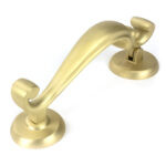 satin brass doctors door knocker