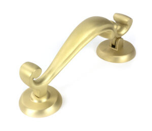 satin brass doctors door knocker