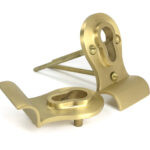 satin brass 50mm euro door pull (back to back fixings)