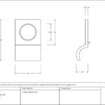 satin brass rim cylinder pull