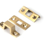 satin brass 6" universal bolt