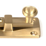 satin brass 6" universal bolt