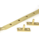 satin brass 10" brompton stay