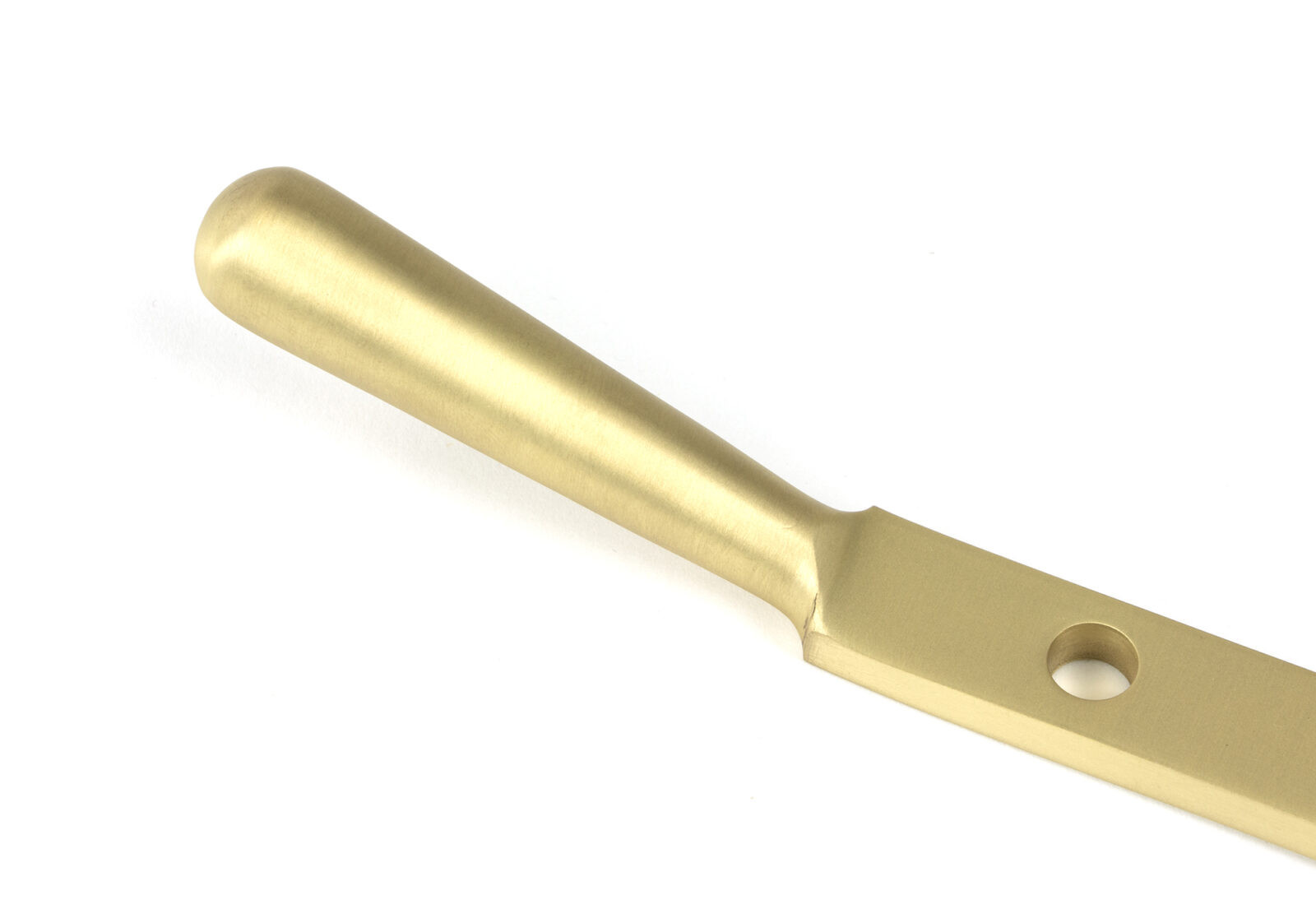 satin brass 8" newbury stay