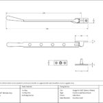 satin brass 10" newbury stay