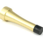 satin brass projection door stop