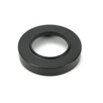 matt black newbury lever on rose set (plain) unsprung