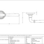 pewter newbury lever on rose set (art deco) unsprung