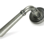 pewter newbury lever on rose set (art deco) unsprung