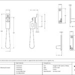 pewter night vent locking newbury fastener