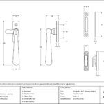 satin marine ss (316) locking newbury fastener