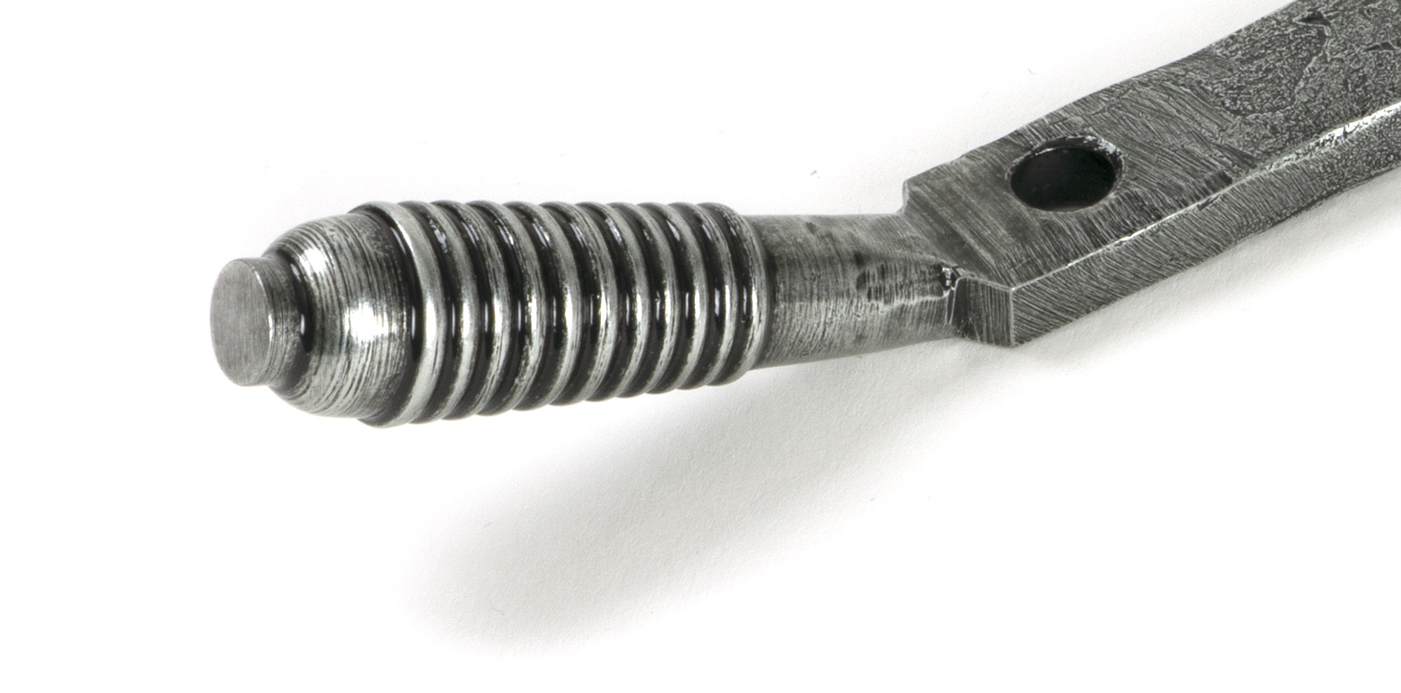 pewter 10" reeded stay