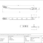 satin marine ss (316) 10" reeded stay