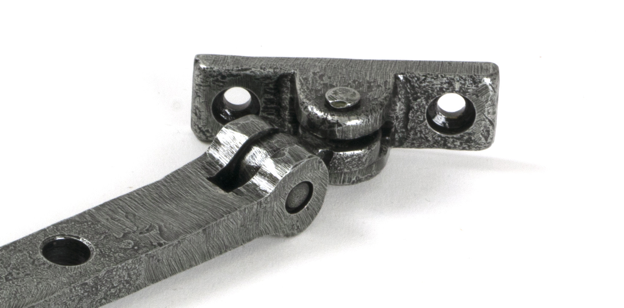 pewter 12" reeded stay